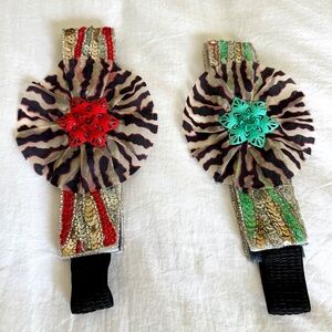Colorful Sequin Vintage Headbands